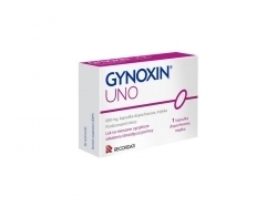 Zdjęcie GYNOXIN UNO 600 mg 1 kapsułka dopochwowa