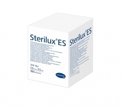 Zdjęcie STERILUX ES Kompresy niejałowe 13-nitkowe 8 warstwowe 7,5 x 7,5 cm 100 sztuk