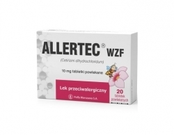 Zdjęcie ALLERTEC WZF 10 mg 20 tabletek