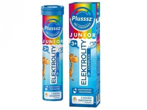 PLUSSSZ Junior Elektrolity Complex 20 tabletek musujących w Apteka