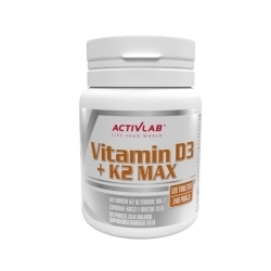Zdjęcie ACTIVLAB Vitamin D3 + K2 MAX 120 tabletek