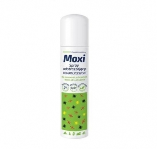 Zdjęcie MOXI Spray odstraszający komary i kleszcze 100 ml