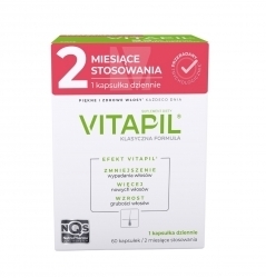 Zdjęcie VITAPIL klasyczna formuła na włosy skórę paznokcie 60 kapsułek DATA 31.01.2026