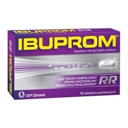 Zdjęcie IBUPROM RR 400 mg 12 tabletek
