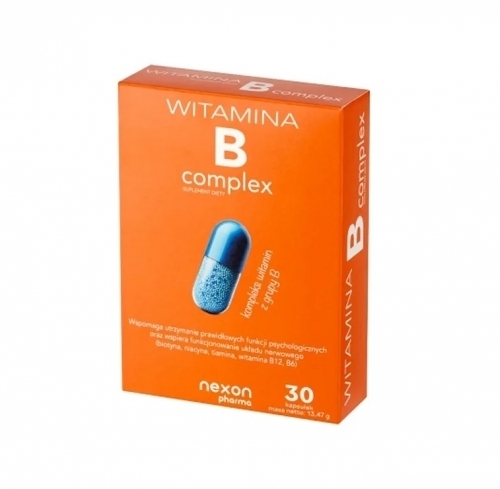 Zdjęcie NEXON PHARMA Witamina B Complex 30 kapsułek