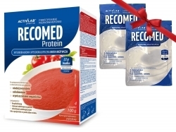 Zdjęcie ACTIVLAB RECOMED PROTEIN Krem pomidorowo-paprykowy 4 saszetki + SASZ. RECOMED 65G GRATIS!