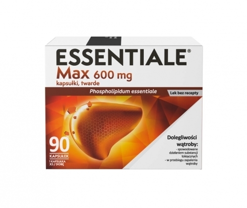 Zdjęcie ESSENTIALE MAX 600 mg 90 kapsułek