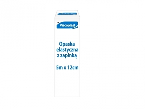 Zdjęcie VISCOPLAST Opaska elastyczna z zapinką 12 cm x 5 m 1 szt.