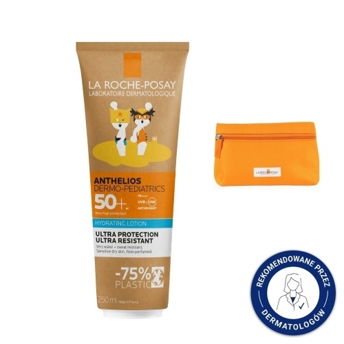 Zdjęcie LA ROCHE-POSAY ANTHELIOS Mleczko do ciała dla dzieci SPF50+ 250 ml + GRATIS KOSMETYCZKA