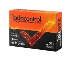 Zdjęcie Tadacontrol tabl.powl. 10 mg 2 tabl.