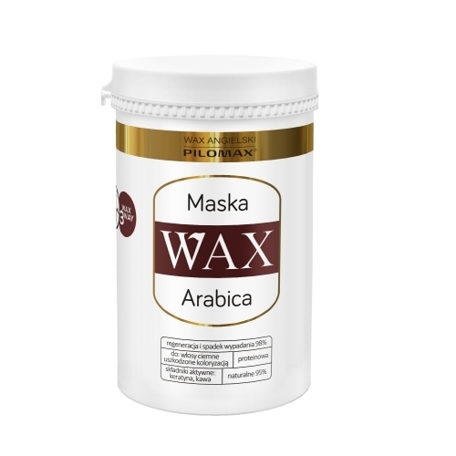 Zdjęcie PILOMAX WAX ColourCare ARABICA Maska regenerująca do włosów farbowanych ciemnych 480 ml