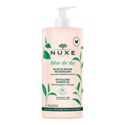 Zdjęcie NUXE BODY Reve de Thé Rewitalizujący Żel pod prysznic 750 ml + Nuxe Very Rose Woda 100 ml GRATIS
