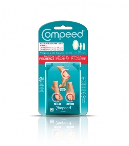 Zdjęcie COMPEED plastry na pęcherze mix 5 sztuk