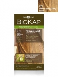 Zdjęcie BIOKAP NUTRICOLOR DELICATO farba do włosów w kolorze  9.3 bardzo jasny złoty blond 140 ml