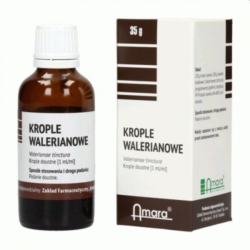 Zdjęcie KROPLE WALERIANOWE 35 g AMARA