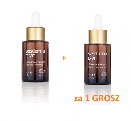 Zdjęcie SESDERMA C-VIT LIPOSOMAL Serum 30 ml + C-VIT LIPOSOMAL Serum 30 ml za 1 GROSZ