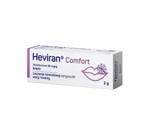 Zdjęcie HEVIRAN COMFORT Krem 50 mg/g 2 g