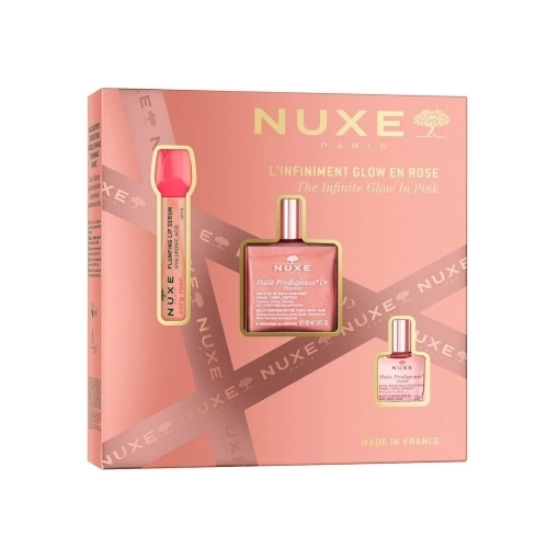 Zdjęcie NUXE ZESTAW Prodigieuse Or Florale olejek 50ml + Florale olejek 10ml + Very Rose Seumum do ust 8ml