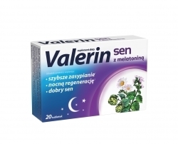 Zdjęcie VALERIN SEN z melatoniną 20 tabletek