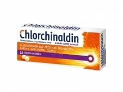 Zdjęcie CHLORCHINALDIN czarna porzeczka 20 tabletek
