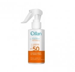 Zdjęcie OILLAN Ochronny spray przeciwsłoneczny do twarzy i ciała SPF50+ do skóry wrażliwej 125 ml