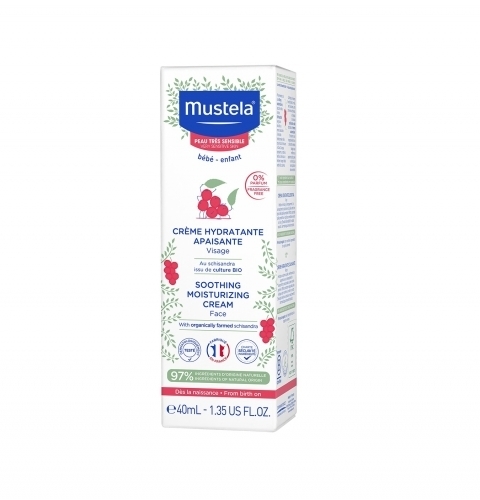 Zdjęcie MUSTELA BEBE ENFANT Krem łagodzący do twarzy 40 ml