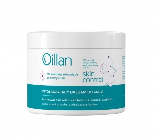Zdjęcie OILLAN SKIN CONTROL Balsam wygładzający do twarzy i ciała 500 ml + OLEJKOWY ŻEL 50 ml W PREZENCIE