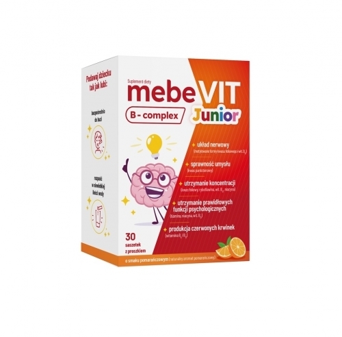 Zdjęcie MEBEVIT B-Complex Junior 30 saszetek