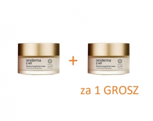 Zdjęcie SESDERMA C-VIT Krem nawilżający do twarzy 50 ml (KUP 1 produkt a 2 otrzymasz za 1 GROSZ)