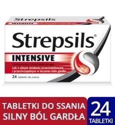 Zdjęcie STREPSILS Intensive 24 tabletki do ssania