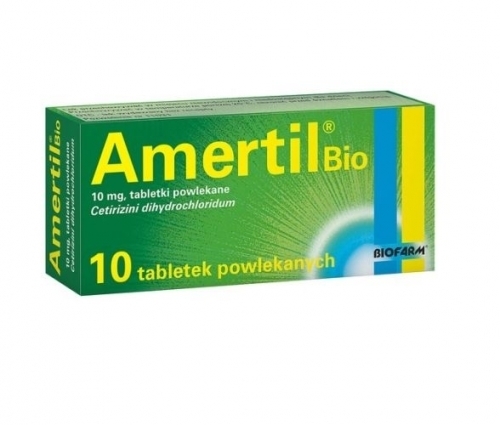 Zdjęcie AMERTIL BIO 10 mg 10 tabletek