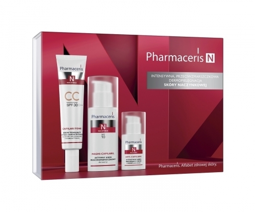 Zdjęcie PHARMACERIS N ZESTAW Przeciwzmarszczkowa dermopielęgnacja dla skóry naczynkowej