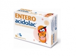 Zdjęcie ENTERO Acidolac 550 mg 10 kapsułek DATA 28.02.2023
