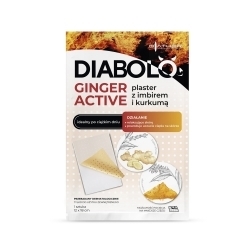 Zdjęcie DIABOLO GINGER ACTIVE z imbirem i kurkumą Plaster rozgrzewający 1 sztuka