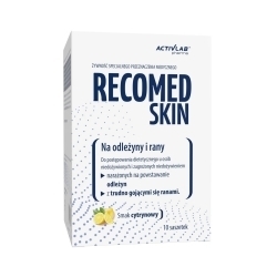 Zdjęcie ACTIVLAB RECOMED SKIN na odleżyny i rany smak cytrynowy 10 saszetek po 25 g