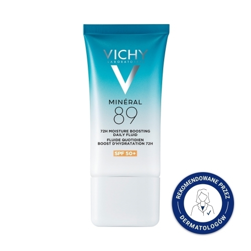 Zdjęcie VICHY MINERAL 89 Niewidoczny krem-fluid nawilżający 72H SPF 50+ 50 ml