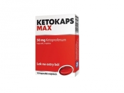 Zdjęcie KETOKAPS MAX 50 mg 10 kapsułek