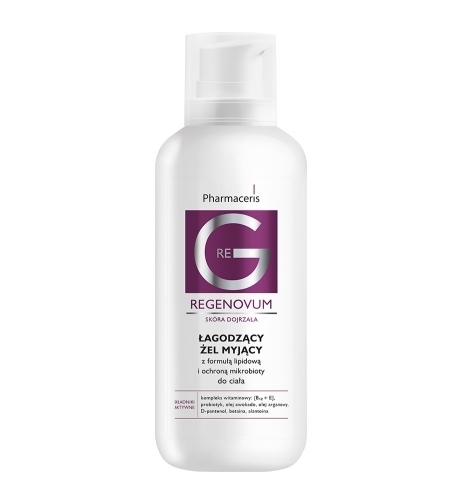 Zdjęcie PHARMACERIS G REGENOVUM Żel myjący łagodzący 400 ml