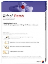 Zdjęcie OLFEN PATCH plastry lecznicze 140 mg 5 plastrów
