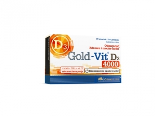Zdjęcie OLIMP GOLD-VIT D3 4000 j.m 90 tabletek