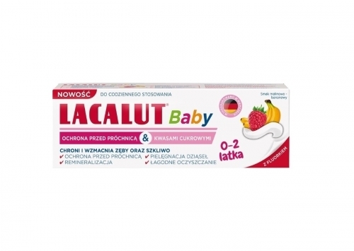 Zdjęcie LACALUT BABY Pasta do zębów dla dzieci 0-2 latka 55 ml