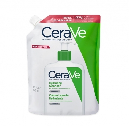 Zdjęcie CERAVE Nawilżająca Emulsja do mycia dla skóry normalnej i suchej 473 ml REFILL-zapas