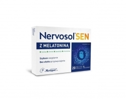 Zdjęcie NERVOSOL Sen z Melatoniną 20 tabletek