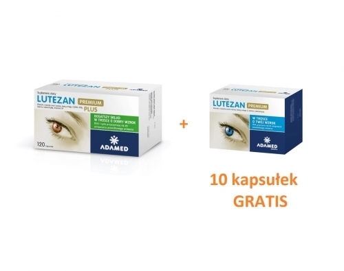 Zdjęcie LUTEZAN PREMIUM PLUS 120 kapsułek + LUTEZAN PREMIUM 10 kapsułek GRATIS