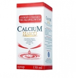 Zdjęcie CALCIUM syrop o smaku truskawkowym 150 ml