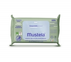 Zdjęcie MUSTELA Chusteczki oczyszczające 60 sztuk