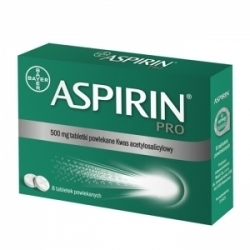 Zdjęcie ASPIRIN PRO 500 mg 8 tabletek