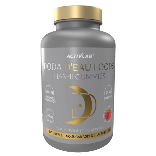 Zdjęcie ACTIVLAB DODA D'EAU FOODS Hashi Gummies Żelki smak malinowy 60 sztuk