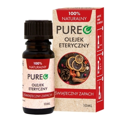 Zdjęcie PUREO ŚWIĄTECZNY ZAPACH naturalny olejek eteryczny 10 ml