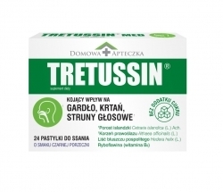 Zdjęcie DOMOWA APTECZKA TRETUSSIN 24 pastylki do ssania
